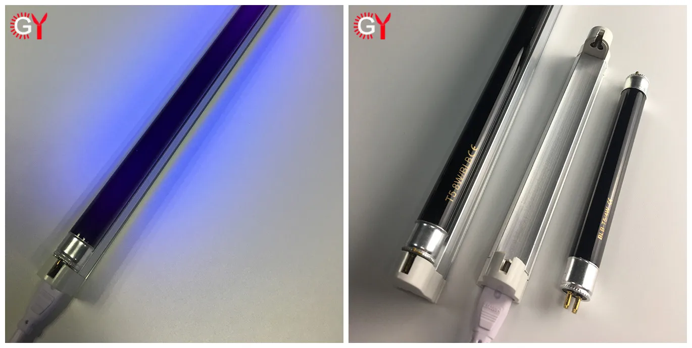 20W T8 365nm uv black fluorescent lamp