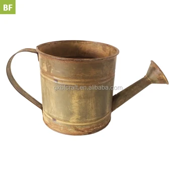Old Style Rustic Metal Flower Pots Water Jug Vase 2L Old Style Rustic Metal Flower Pots Water Jug Vase 2L