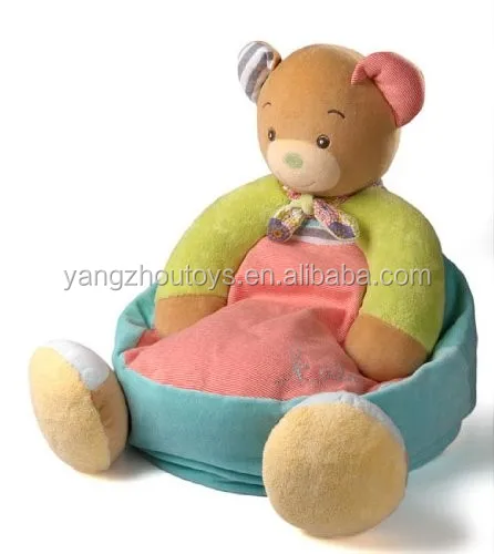 plush teddy bear chair