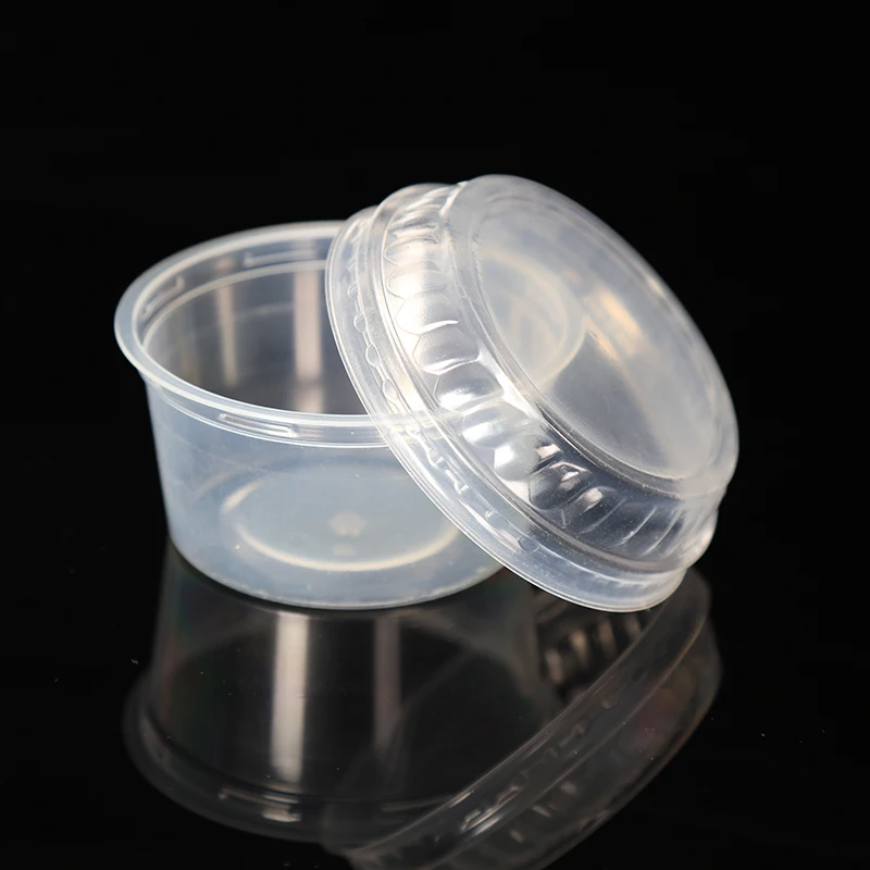 4oz Wholesale Pp Clear Hard Disposable Party Plastic Pudding Cup With