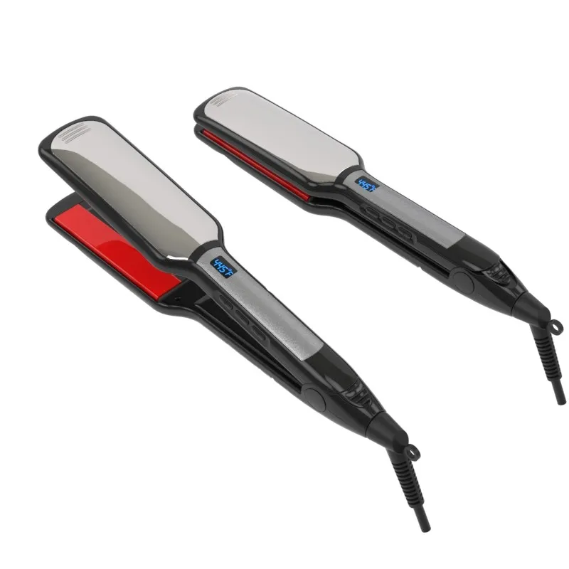 infrared  titanium plate hair straightener iron
