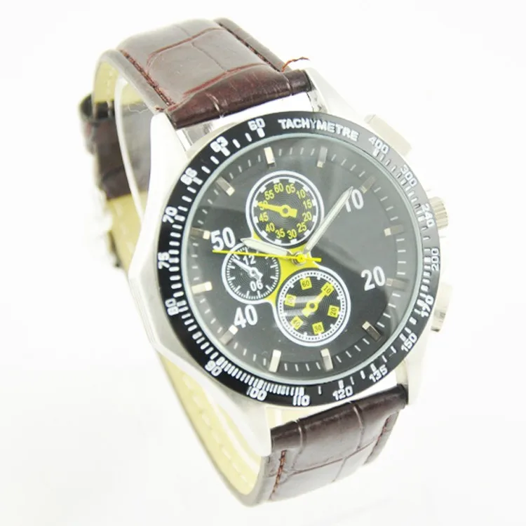Stainless Steel Case Back Chronograph Men's Wrist Watch Buy