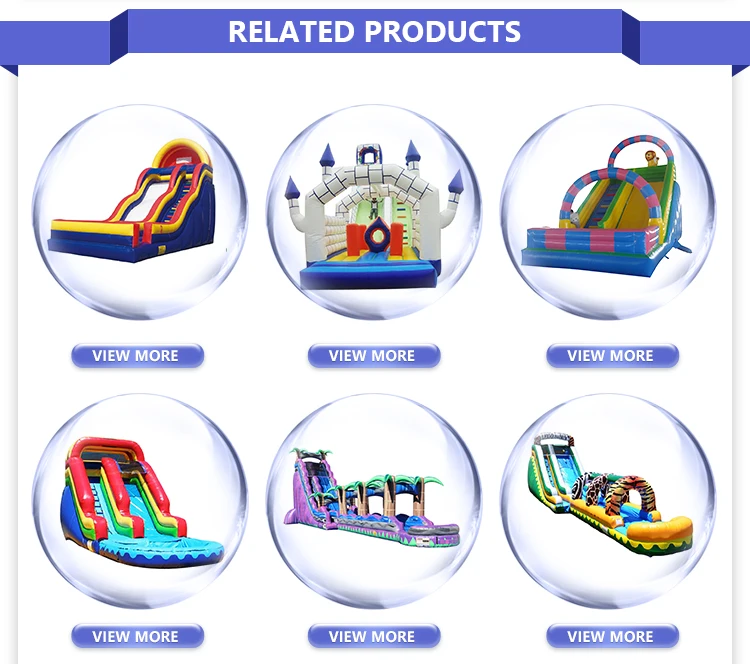 pvc inflatable slides