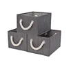 Wholesale non woven home underwear foldable storage boxes