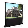 4K HD Portable Floor Rising Screen 60inch 16:9 Fabric Glass Material Pull Up Projector Screens For Office