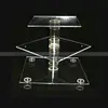 Square 3 tiers Acrylic Birthday cake Riser Lucite wedding cake display party cake stand