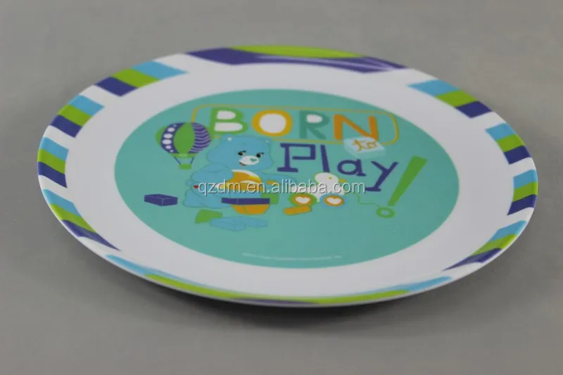 20cm Melamine Baby Plate Snacks plate For LFGB