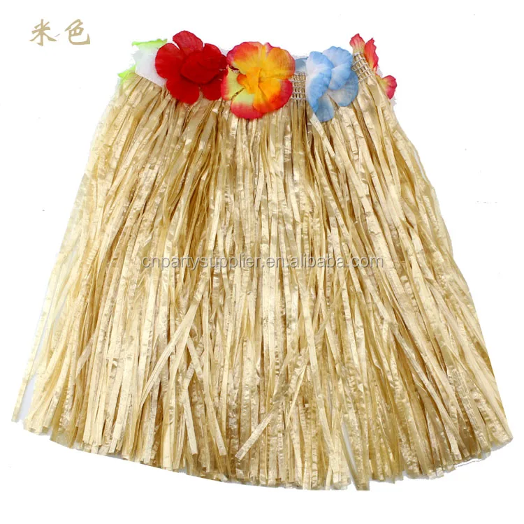 Multi Color Hawaiian Luau Hula Grass Skirt - Buy Raffia Hula Skirt ...