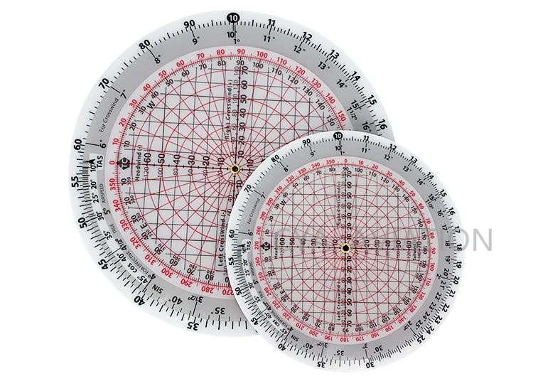 Cya Aviation Pilot Student Pocket size 4-1/4'' Circular E6B Flight Computer for Flying School