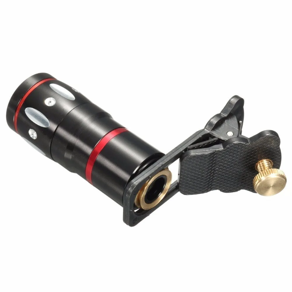 Universal Clamp Clip Camera Lens 10x Optical Manual Focus Telephoto