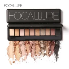 Focallure Makeup Palette Natural maquiagem dos olhos luz 10 cores sombra maquiagem Shimmer Matte Eyeshadow Palette Set