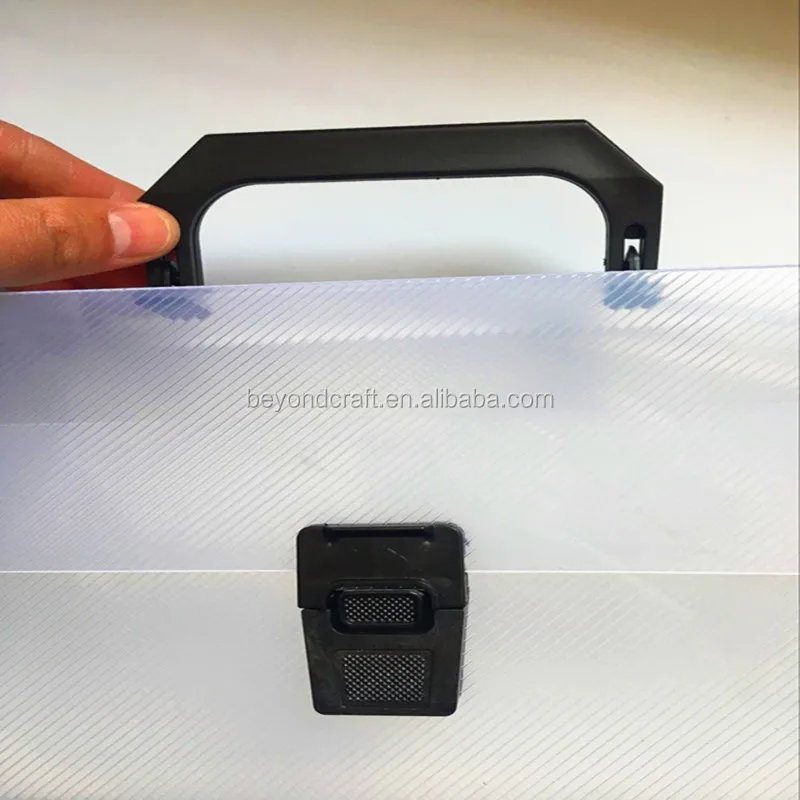A4 Poly File Box Pp Plastic Document Carry Case With Handle Buy Poly