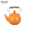 P222721B20 Unique Color Painting Stainless Steel Tea Kettle Stove top Tea pot