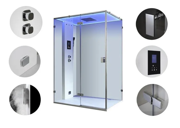 Modern Euro Ozone Steam Cabin Shower Enclosure With Nano Glass,Luxury