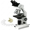 AmScope Supplies 40x-1000x Binocular Biological Microscope + Mech Stage + Slides comes with Mechanical stage for easy slide glid