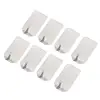 Free Shipping Wall Hook 8 Pcs Bathroom Towel Wall Hooks Kitchen Stainless Steel Strong Suction Key Hat Bag Hanger Holder Clothes