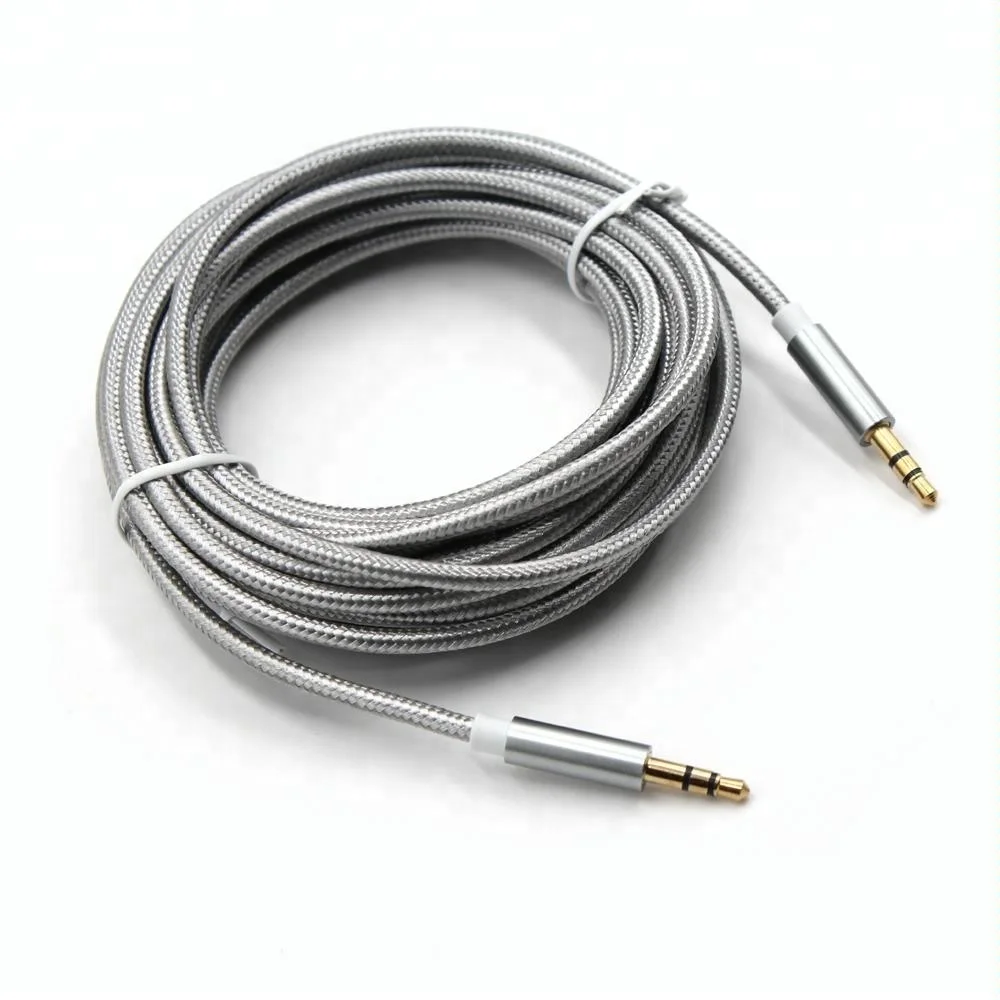 1m/3 Ft 3.5mm Stereo Cable With Audio Aux Jacks Cable For Car Stereo