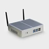 low cost mini desktop computer barebone system OEM fanless mini industrial portable pc 12v core i3 i5 i7 with pci express slot