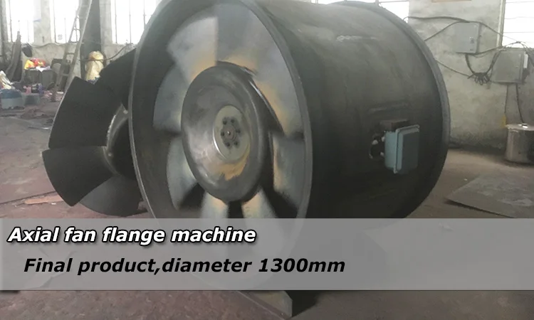 BOBO Machine hvac fan blower crust flange folding making machine shown in a detail photo for this news article