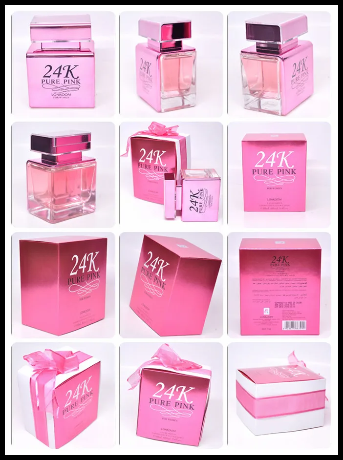 ladies perfume pink bottle