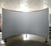 High Quality 16:9 HD 4K 3D movie screen Home Cinema Curved projection screen