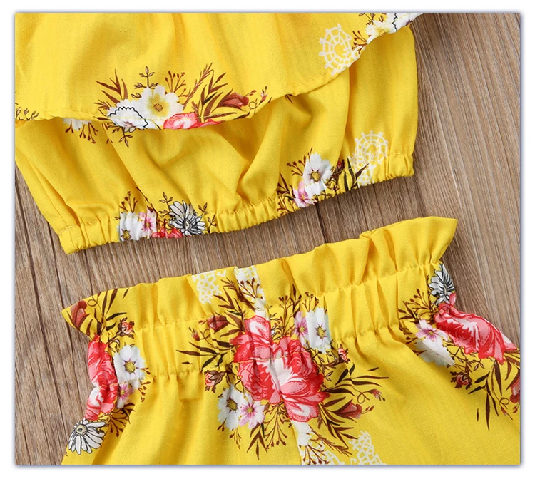 Baby Clothes 26 Years Old Girl Suit Summer Fashion Lotus Leaf Thin