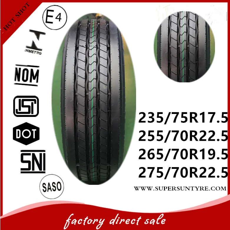 Tire Manufacturer Cheap Chinese Truck Tires 235/75r22.5 255/70r22.5 265