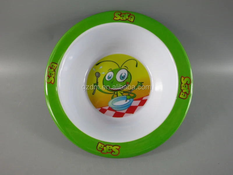 6.5 inch melamine Baby bowl Plastic broadbrimmed bowl