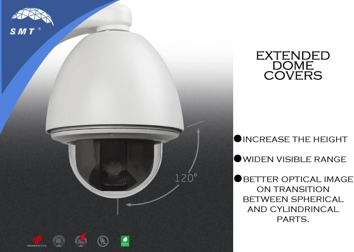 Cctv Ptz Cameras Vandalproof And Extended Dome Covers Buy Ptz