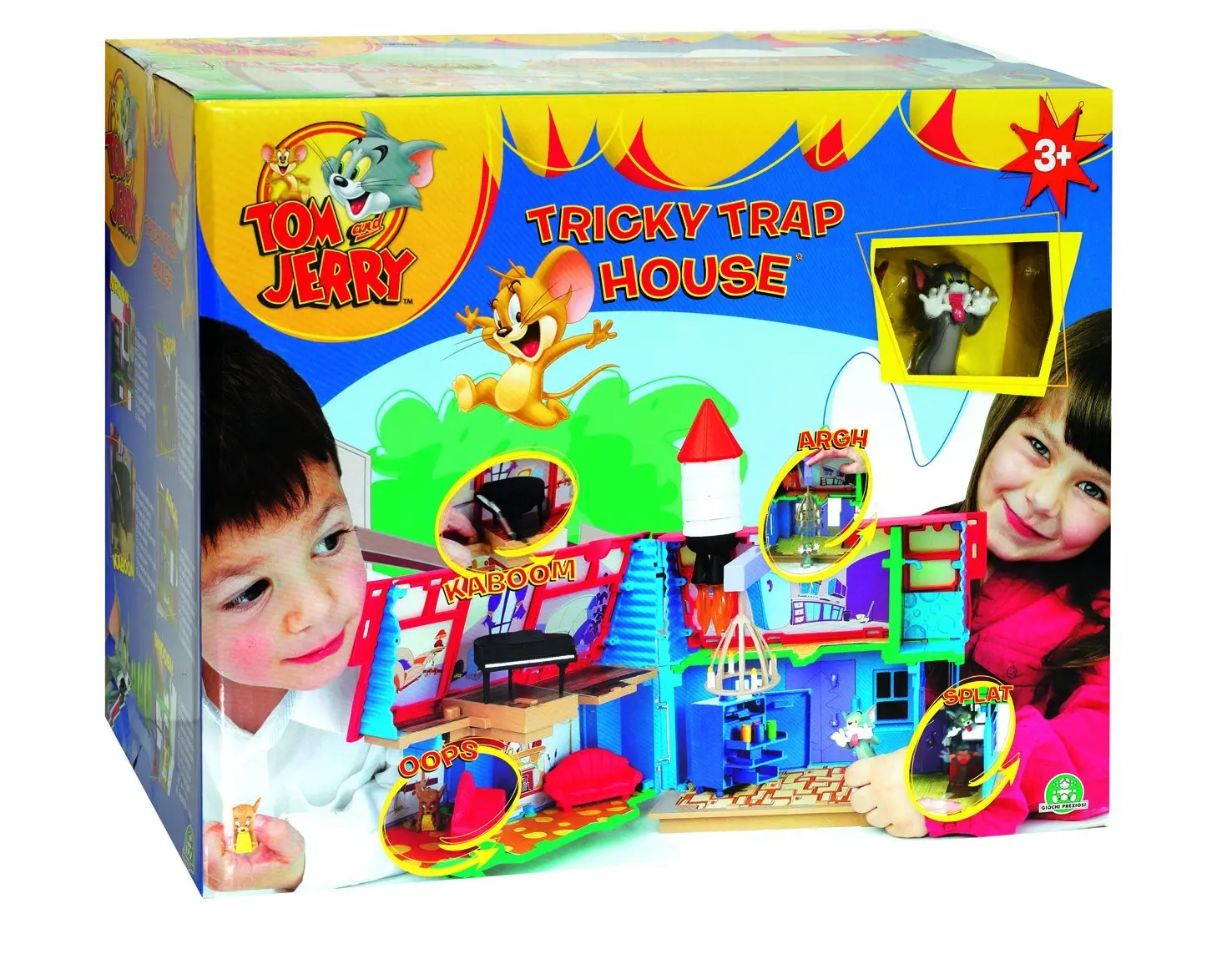 tom and jerry tricky trap house toy