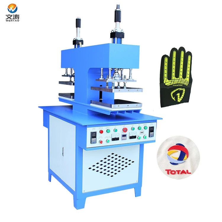 2 Working Stations 3d Garment Embossing Machine