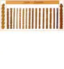balusters, nowel post / top rail