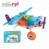 Diy enlighten assemble brick toy block cartoon plane 120pcs