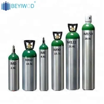 0.5l 1l 2l 3l Small Aluminum Co2 Gas Cylinder For Beer Aquarium For ...