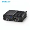 Barebone Industrial Mini PC Desktop computer Celeron 3215U processor dual lan ubuntu mini pc thin client pc router