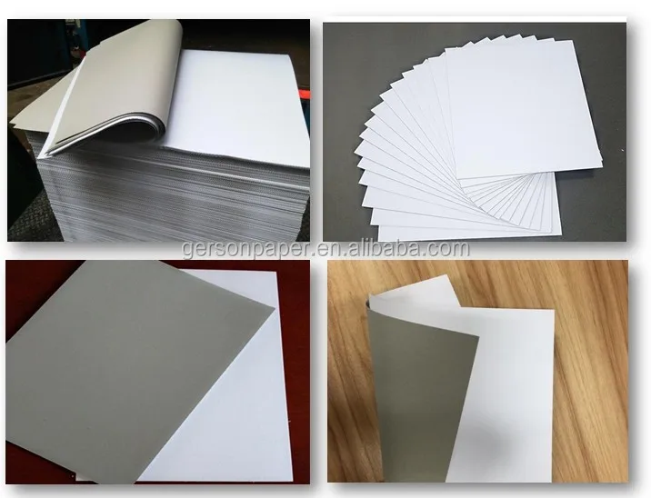 Excellent Hansol Quality Duplex Paper Board 300gsm 350gms with Recycle Waste Paper Material