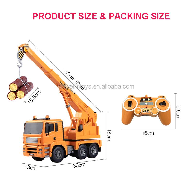 Dwi Dowellin 120 Scale 6 Channel Rc Truck Cranes Rc Crane For Sale