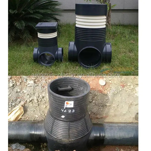 Hdpe Drainage Plastic Manhole Inspection Chamber - Buy Hdpe Drainage ...