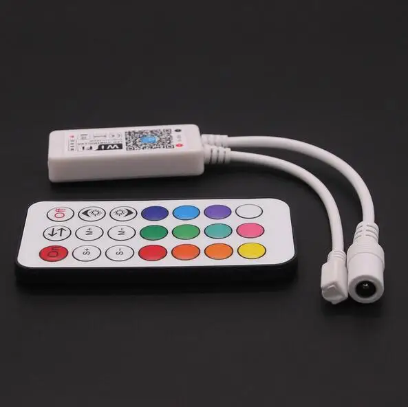 DC9-28V RF 21Key Remote Control WIFI RGBW LED Controller