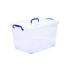OEM ODM eco-friendly multi purpose large white flat storage box,healthy material plastic tub on wheels