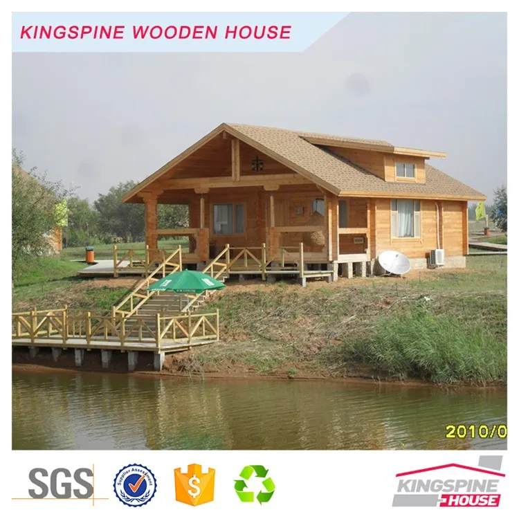 Wooden House Prefabricated Log House Timber Log Cabin Kits Kpl 012