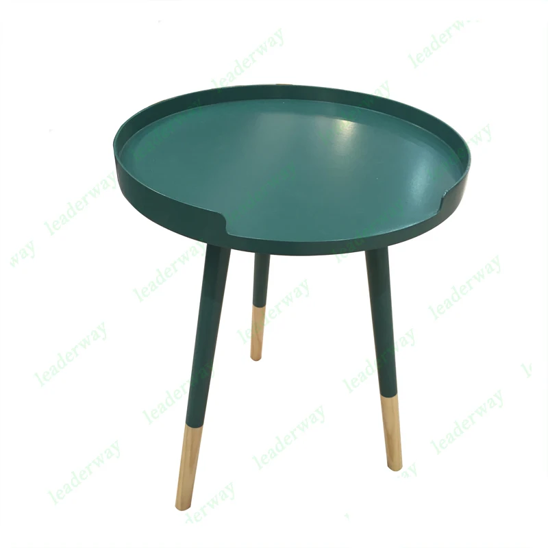 Wholesale modern round nesting Coffee Side Center Table  With wood Legs