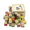 2019 Creative Building Sets Carton Blocks High Quality Construction Wooden Toys 48pcs