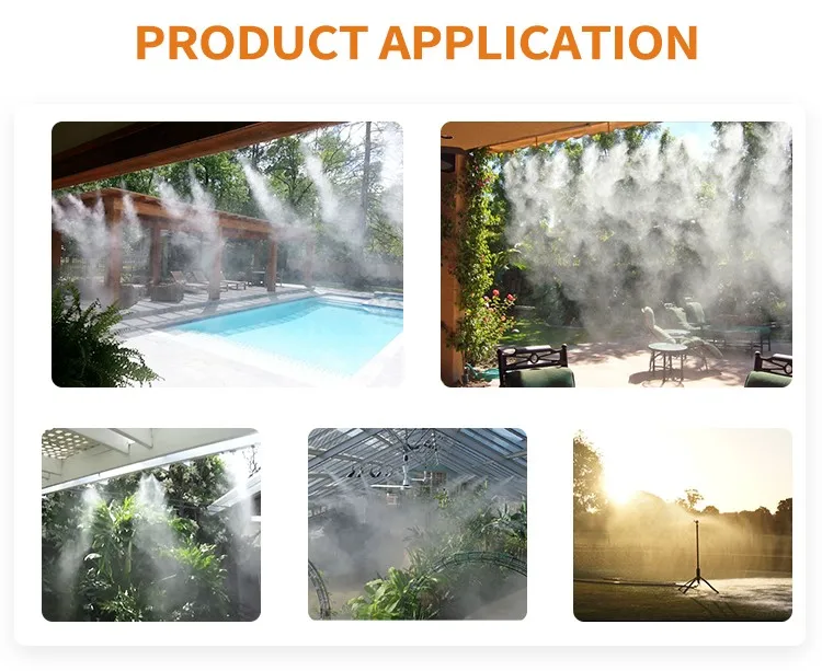 High Pressure Stainless Steel Aeroponic Spray Misting Nozzle Fog Nozzle