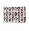 A4 Plastic File Folder Portable Document Folder with Snap Button File and Paper Organizer
