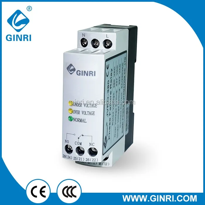 Ginri Single Phase Voltage Monitor Relay Svrd Over Voltage/under