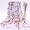 digital printing chiffon fabric stocklot in silk material for garments