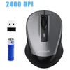 smallest mice computer 2.4g nano receiver wireless mouse electron optical mouse