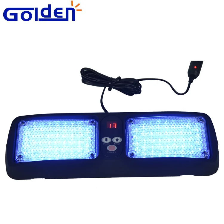 86 Led Emergency Strobe Interior Sun Visor Light Bar For Car Truck