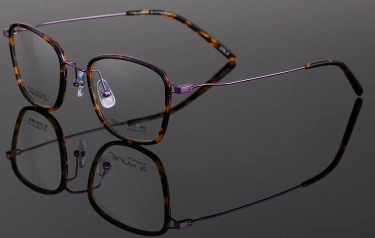 Monture de lunettes en titane de haute qualité, cadres optiques en métal personnalisés, nouveau design 2018